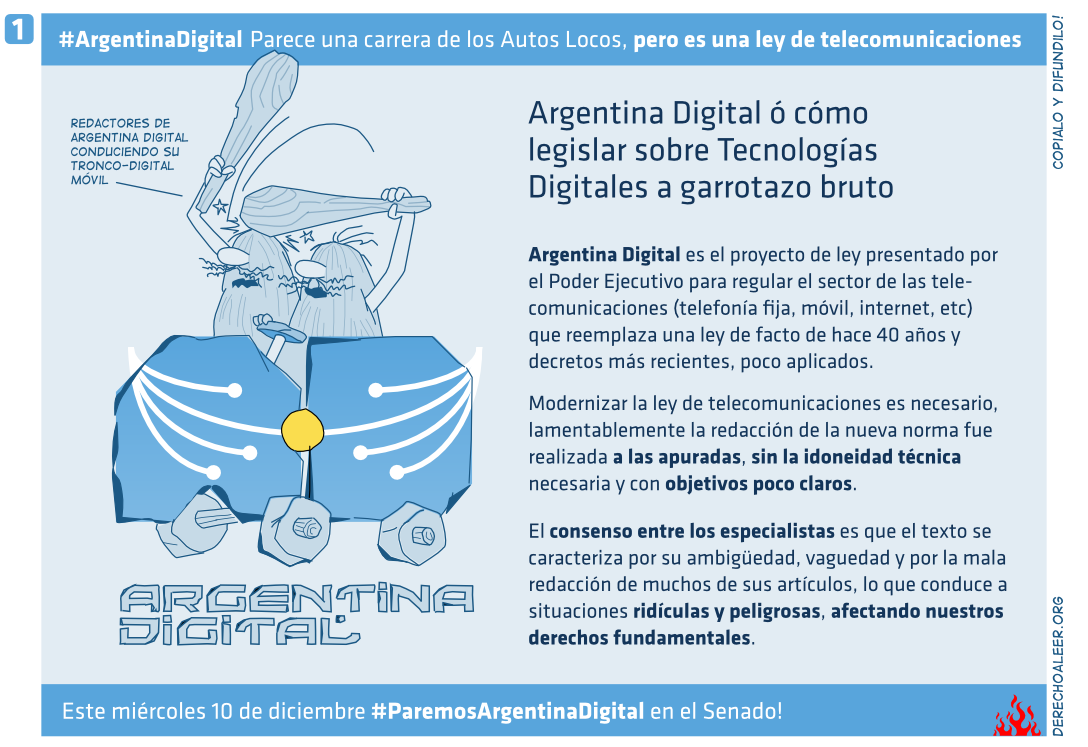 Argentina Digital: Vía Libre en la Reunión de Comisión de Senado
