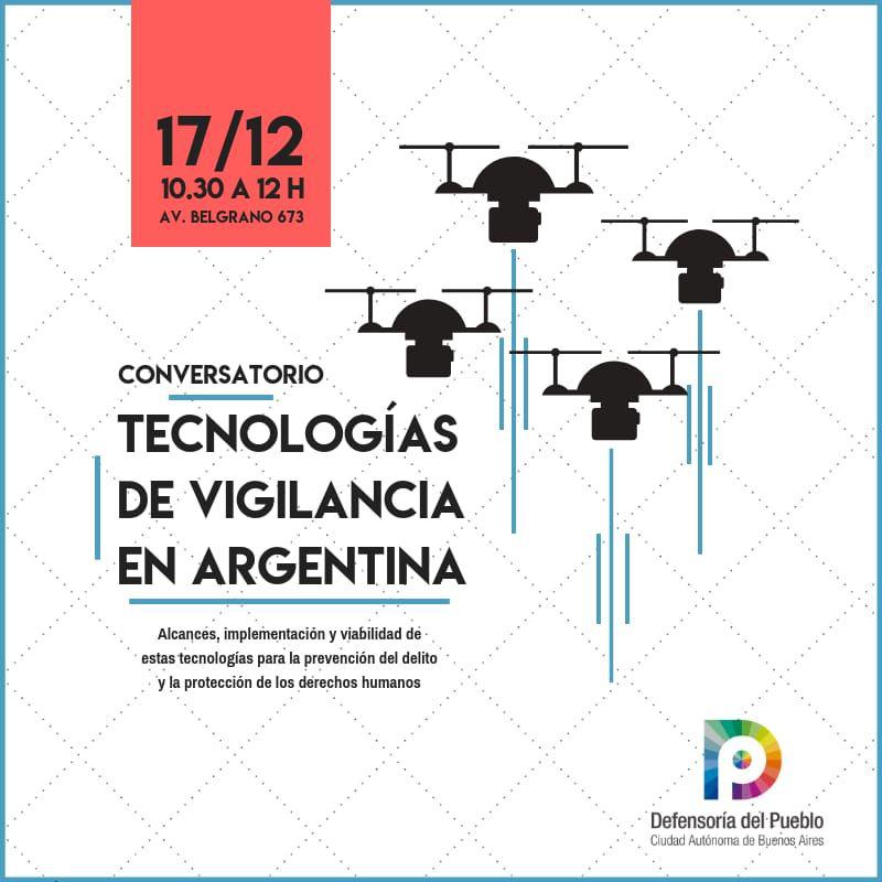 Conversatorio sobre Tecnologías de Vigilancia en Argentina