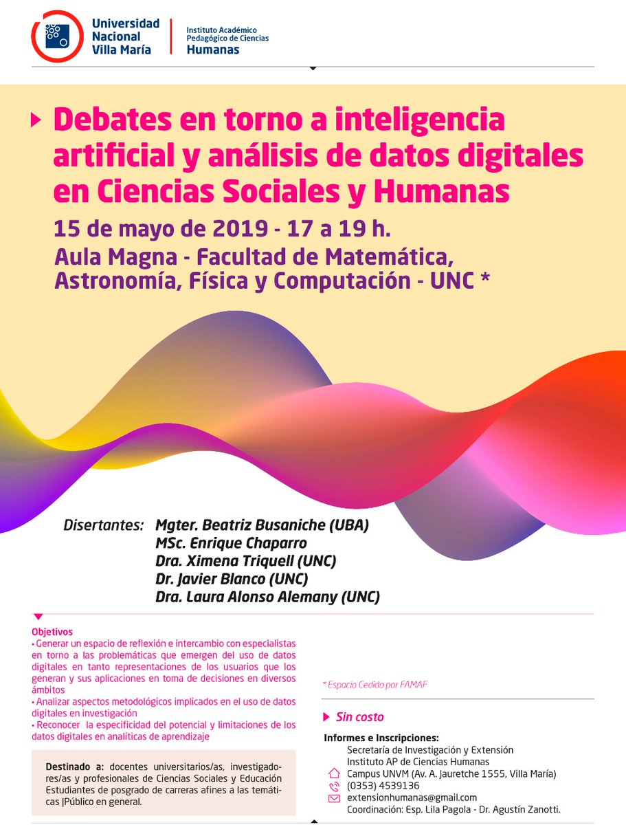 Debates sobre Inteligencia Artificial en Córdoba