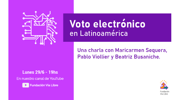 Charla: Voto electrónico en Latinoamérica