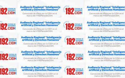 Participamos de la Audiencia de la CIDH “Inteligencia artificial y derechos humanos”