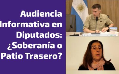 Audiencia informativa en Diputados: ¿Soberanía o patio trasero?